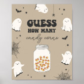 Raad eens hoeveel snoepmais er in het Jar Party-te Poster (Voorkant)