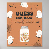 Raad eens hoeveel snoepmais er in het Jar Party-te Poster (Voorkant)