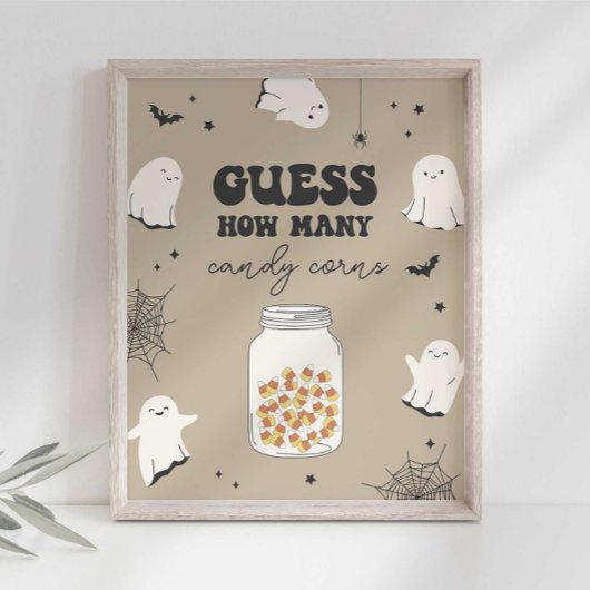 Raad eens hoeveel snoepmais er in het Jar Party-te Poster