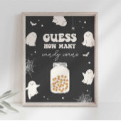 Raad eens hoeveel snoepmais er in het Jar Party-te Poster