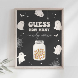 Raad eens hoeveel snoepmais er in het Jar Party-te Poster