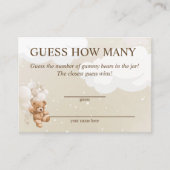 Raad eens hoeveel Teddy Bear Baby showers kaarten (Voorkant)