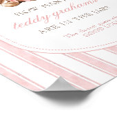 Raad eens hoeveel Teddy Grahams Baby shower spel t Poster (Hoek)