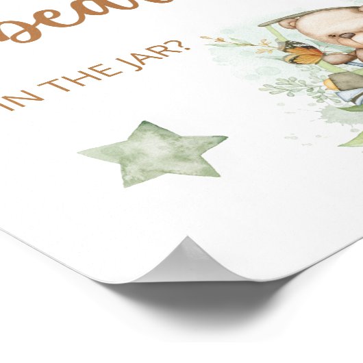 Raad eens hoeveel teddyberen poster beren (Hoek)