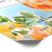 Raad eens hoeveel Vrijgezellenfeest Aperol Spritz  Poster (Hoek)