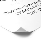 Raad eens hoeveel Vrijgezellenfeest kurken er zijn Poster (Hoek)