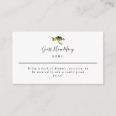 Raad eens hoeveel Waterverf Zee schildpad Baby sho Informatiekaartje (Voorkant)