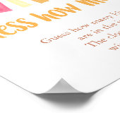 Raad eens hoeveel zonneboho-baby showers er spelen poster (Hoek)