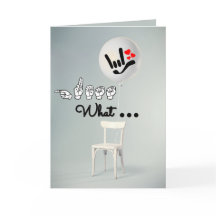 “Raad eens… Ik hou van jou” – ASL-verjaardagskaart