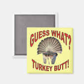 Raad eens? Kalkoen! Magneet (Voorkant / Achterkant)
