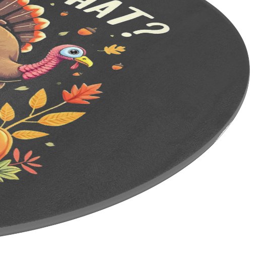 Raad eens? Kerstboter Thanksgiving Grappig  Snijplank (Hoek)