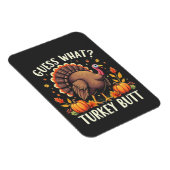 Raad eens? Kerstmis kont Thanksgiving Grappig  Magneet (Rechterzijde)