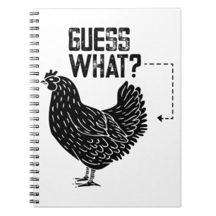Raad eens? Kip Butt. Notitieboek