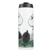 Raad eens? Kip kont gestileerde kippen & grap Thermosbeker (Voorkant)