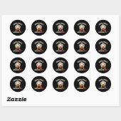 Raad eens Kippenkont _14 Ronde Sticker (Vel)