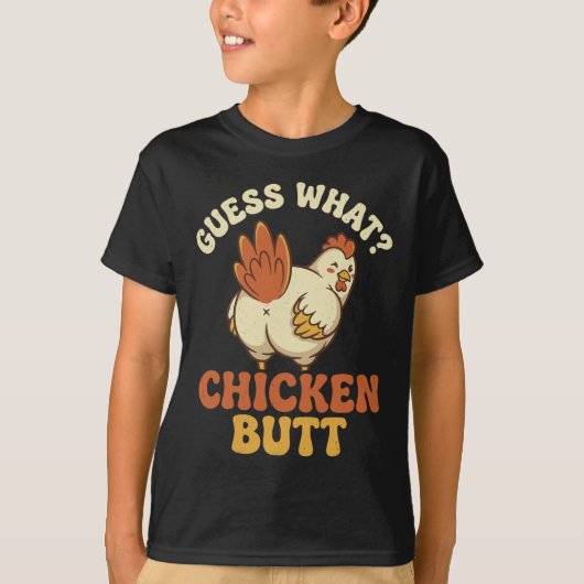 Raad eens Kippenkont _8  T-shirt (Voorkant)
