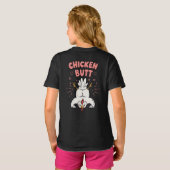 Raad eens Kippenkont Grappige Preppy T-shirt (Achterkant volledig)