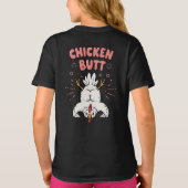 Raad eens Kippenkont Grappige Preppy T-shirt (Achterkant)