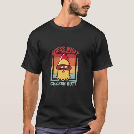 Raad eens Kippenkont! Leuk T-shirt (Voorkant)