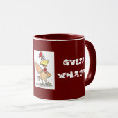 raad eens!!, kippenkont!!! mok (Voorkant rechts)