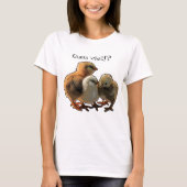 Raad eens? Kippenpeuk. T-shirt (Voorkant)