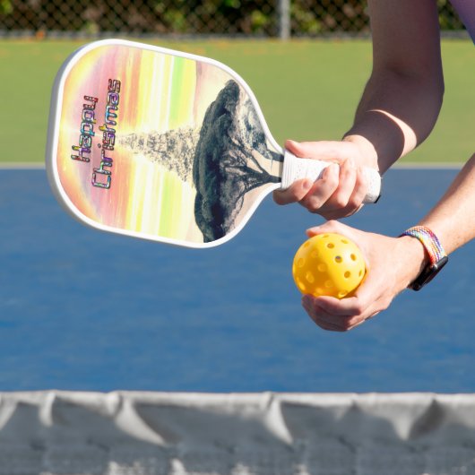 Raad eens. Mijn eerste kerstvakantiesport Pickleball Paddle (Insitu)