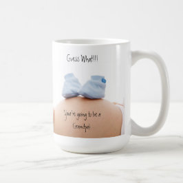 Raad eens. Mok Zwangerschap Aankondiging