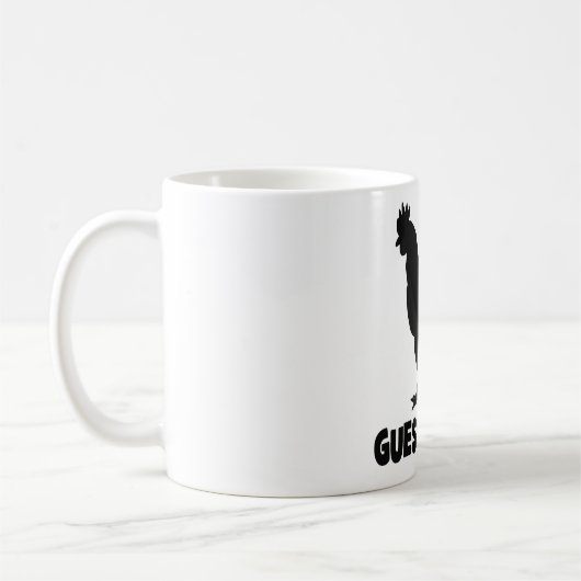 Raad eens? Mokken Chicken Butt (Links)