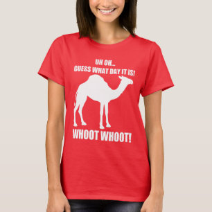 Raad eens op welke dag het Hump Day Camel T-shirt 