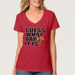 Raad eens op welke dag het Hump Day Camel T-shirt