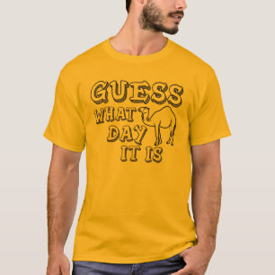 Raad eens op welke dag het is (Hump Day) - grappig T-shirt