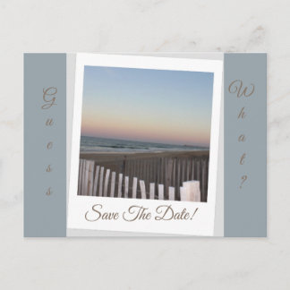 Raad eens? Save the date Aankondigingskaart