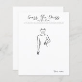 Raad eens The Dress - game for vrijgezellenfeest p (Voorkant / Achterkant)