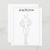 Raad eens The Dress - game for vrijgezellenfeest p (Voorkant / Achterkant)