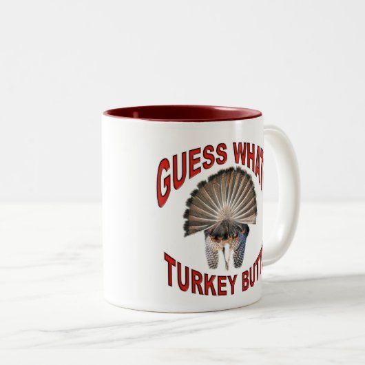 Raad eens? Turkije Butt! Mok (Voorkant rechts)