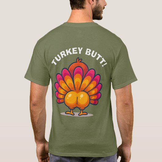 Raad eens - Turkije Butt T-shirt (Achterkant)