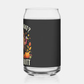 Raad eens? Turkije Butt Thanksgiving Grappig Blikvorm Glas (Links)