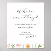 Raad eens waar ze Vrijgezellenfeest Game Poster wa (Voorkant)