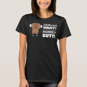 Raad eens wat aap aap maar grappige aap aap van aa t-shirt