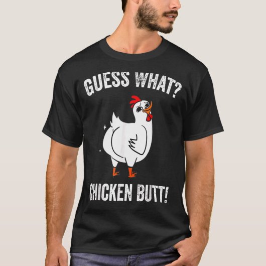 Raad eens wat Boerderij kippenstift T-shirt (Voorkant)