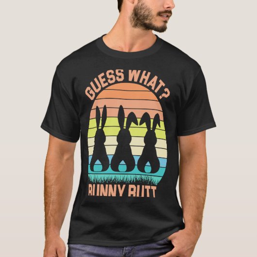 Raad eens wat Bunny Butt T-shirt (Voorkant)