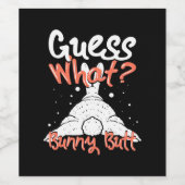 Raad eens wat Bunny Rabbit Wijn Etiket (Enkel label)