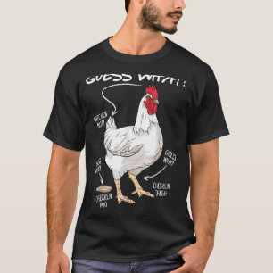 Raad eens wat Chicken Butt Joking Boerderij Humor T-shirt