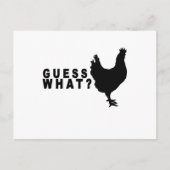 Raad eens wat Chicken Butt T Shirt.png Briefkaart (Voorkant)