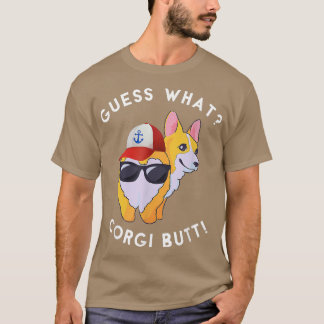 Raad eens wat Corgi Butt Funny Dog Lover T-shirt