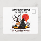 Raad eens wat Corgi Butt Hondenliefhebbers Aankondigingskaart (Achterkant)