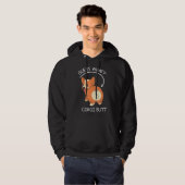 Raad eens wat Corgi Butt Hoodie (Voorkant volledig)