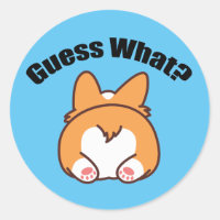 Raad eens wat Corgi Butt Humor