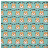 Raad eens wat Corgi Butt Stof (Swatch)