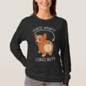 Raad eens wat Corgi Butt T-shirt (Voorkant)